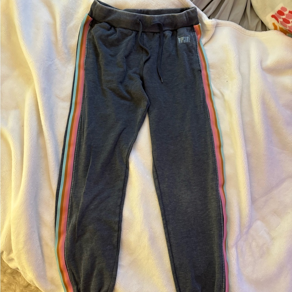 Rip curl striped sweatpants